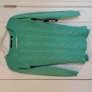 Cyrus Women's long sleeve cable knit sweater Size XS